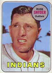 1969 Topps Baseball Cards      201     Russ Snyder